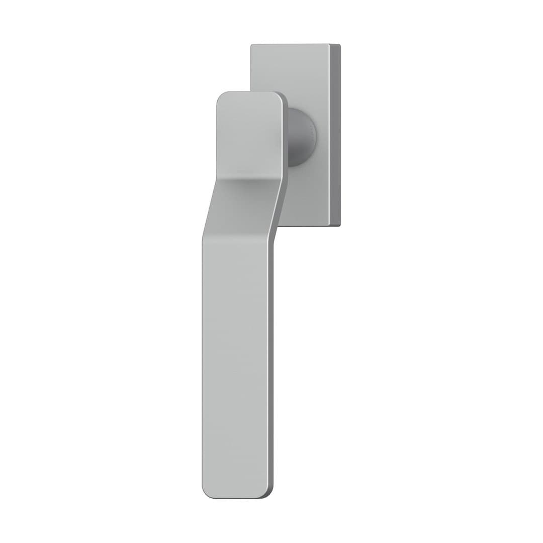 Forme Gas Plain – Πόμολο Παραθύρου – Rectangular rosette – Pearl Chrome (D534-RRD-C06)