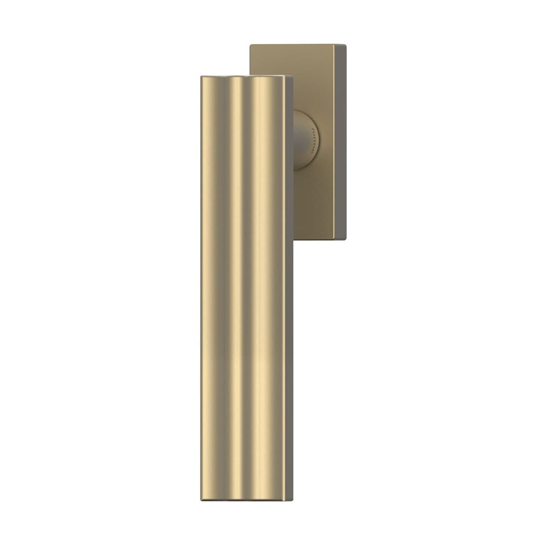 Forme Andromeda – Πόμολο Παραθύρου – Rectangular rosette – Brassed Satin Matt (D538-RRD-S02)