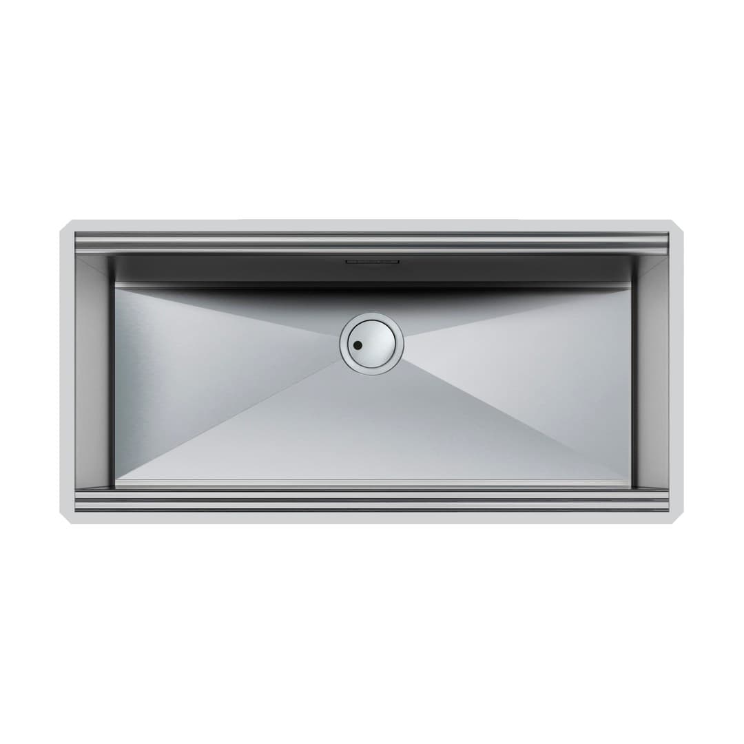 Foster Milano – Νεροχύτης 1 Γούρνας – Υποκαθήμενος 1016×500 mm – Stainless steel (Brushed in line) (1015 850)
