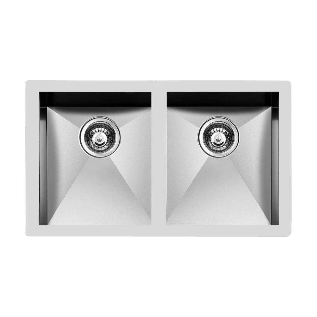 Foster Quadra – Νεροχύτης 2 Γουρνών – Υποκαθήμενος 785×460 mm – Stainless steel (Brushed in line) (1208 850)
