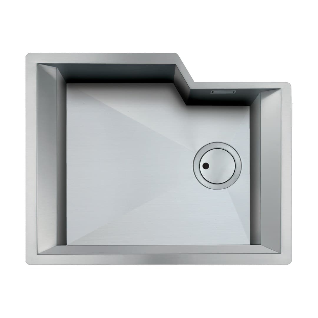 Foster GK – Νεροχύτης 1 Γούρνας – Υποκαθήμενος 580×470 mm – Stainless steel (Brushed in line) (1403 800)