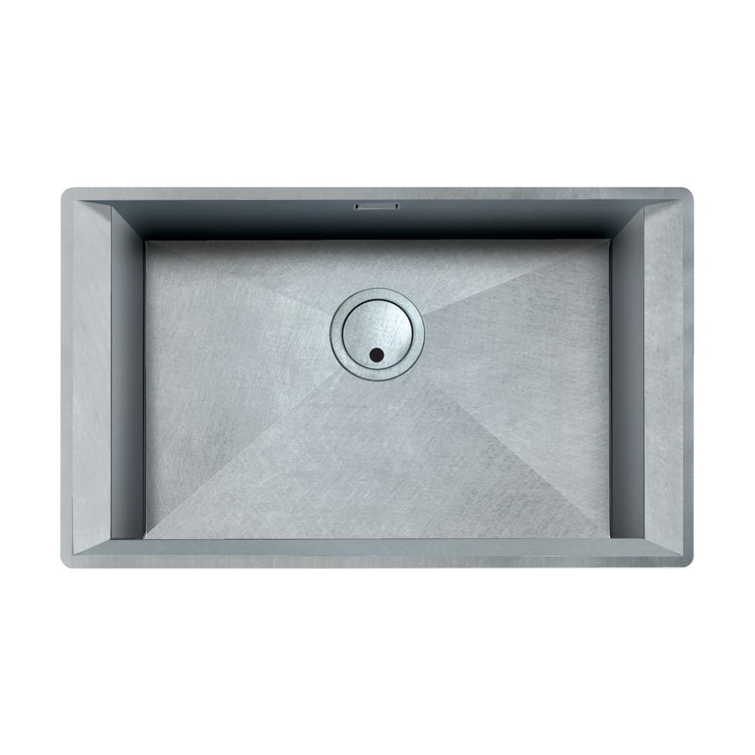 Foster GK – Νεροχύτης 1 Γούρνας – Υποκαθήμενος 740×450 mm – Stainless steel (Vintage) (1404 880)