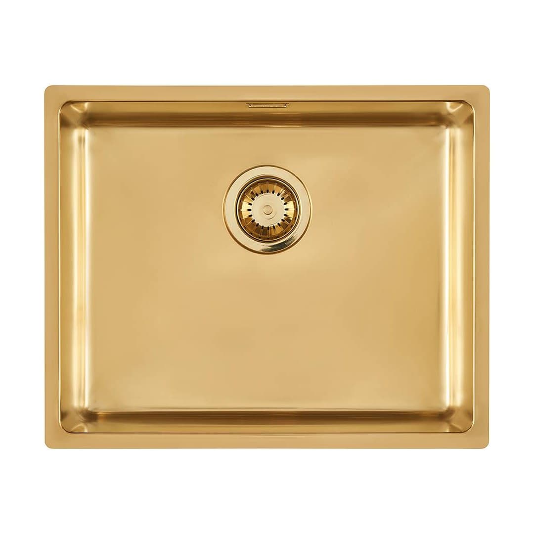 Foster KE – Νεροχύτης 1 Γούρνας – Υποκαθήμενος 540×440 mm – Gold (Foster brushed) (2155 859)