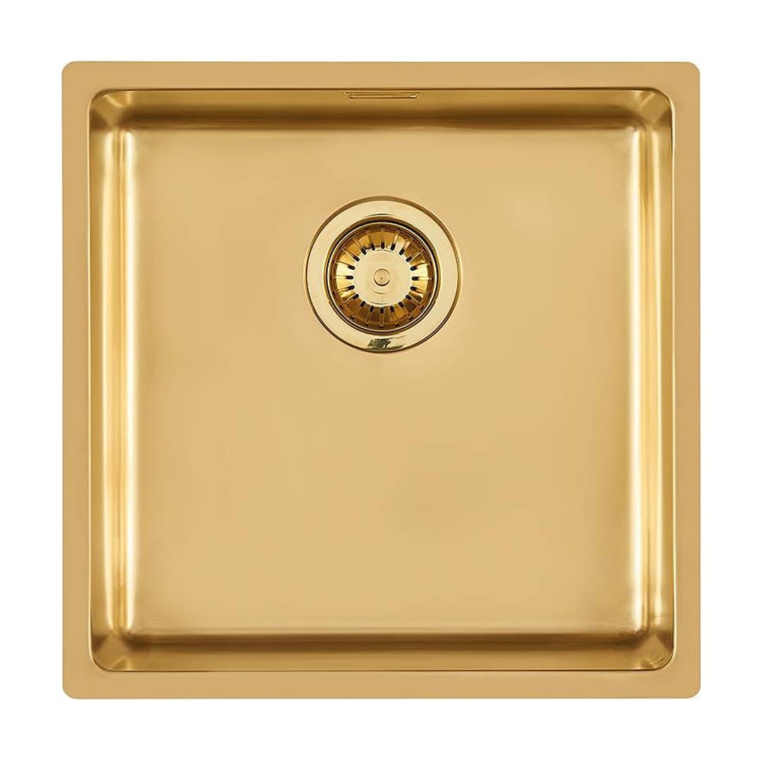 Foster KE – Νεροχύτης 1 Γούρνας – Υποκαθήμενος 440×440 mm – Gold (Foster brushed) (2156 859)