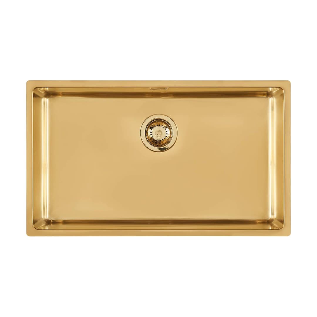 Foster KE – Νεροχύτης 1 Γούρνας – Υποκαθήμενος 750×440 mm – Gold (Foster brushed) (2157 859)