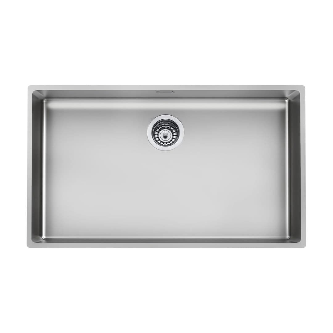 Foster Serie 45 – Νεροχύτης 1 Γούρνας – Υποκαθήμενος 830×480 mm – Stainless steel (Foster brushed) (3143 850)