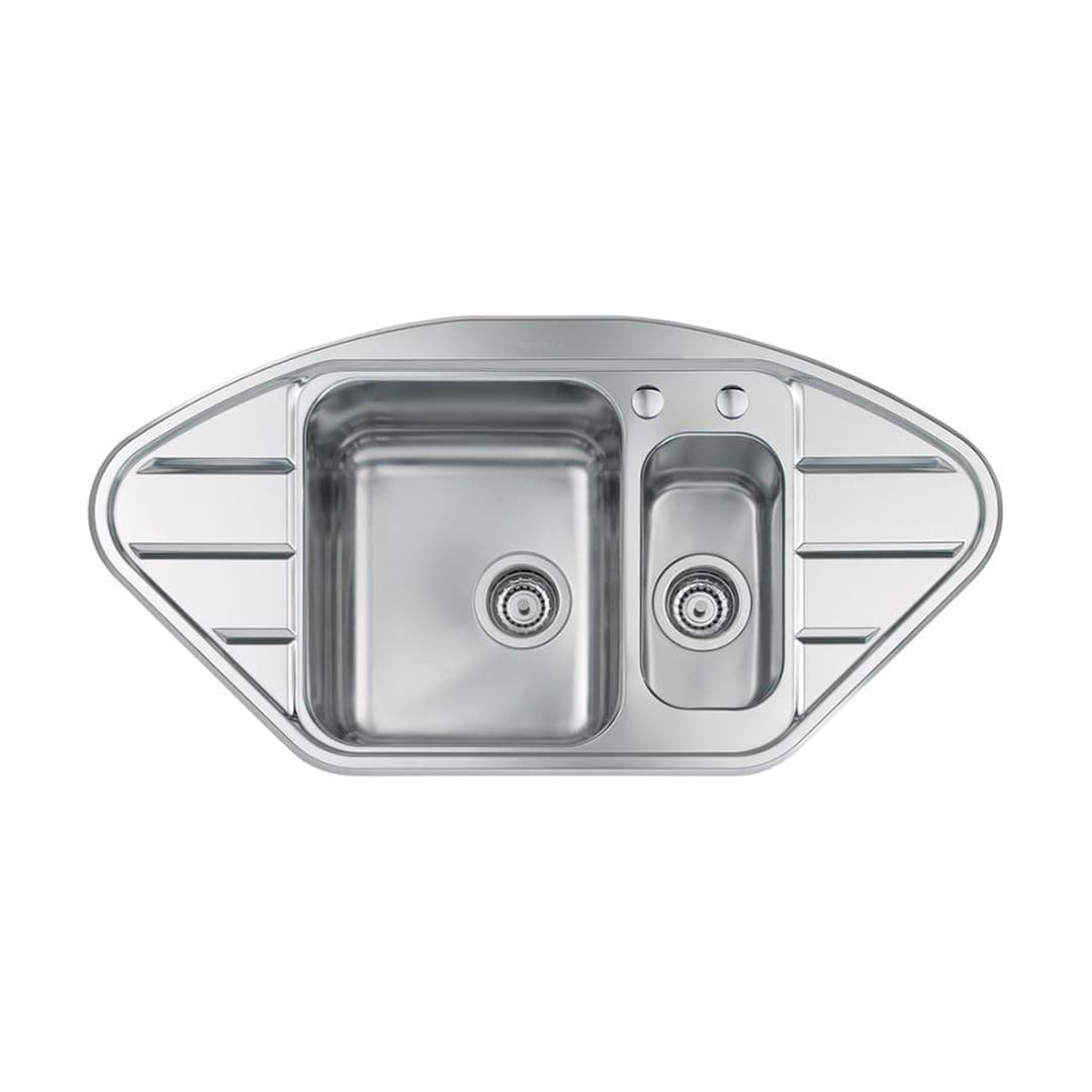 Foster Diamant – Νεροχύτης 2 Γουρνών – Stainless steel (Foster brushed) (3312 062)