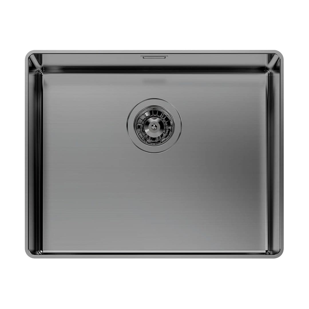 Foster Phantom – Νεροχύτης 1 Γούρνας – Υποκαθήμενος 516×416 mm – Gun Metal (Brushed in line) (4350 056)