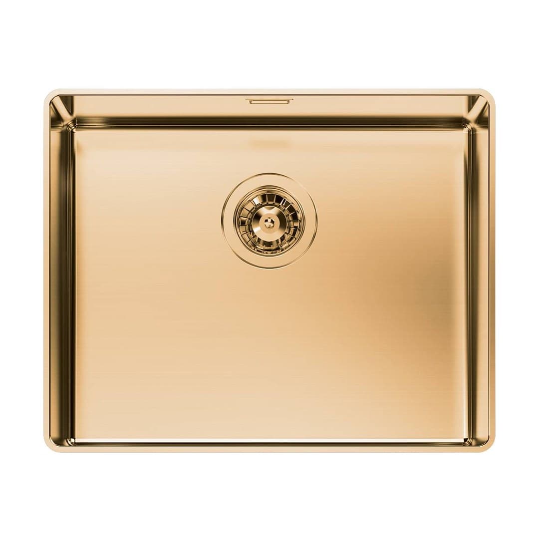 Foster Phantom – Νεροχύτης 1 Γούρνας – Υποκαθήμενος 516×416 mm – Gold (Brushed in line) (4350 059)