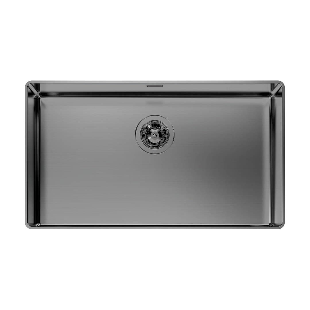 Foster Phantom – Νεροχύτης 1 Γούρνας – Υποκαθήμενος 726×416 mm – Gun Metal (Brushed in line) (4371 056)
