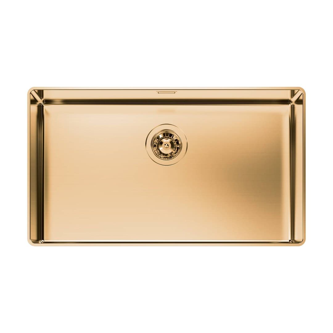 Foster Phantom – Νεροχύτης 1 Γούρνας – Υποκαθήμενος 726×416 mm – Gold (Brushed in line) (4371 059)
