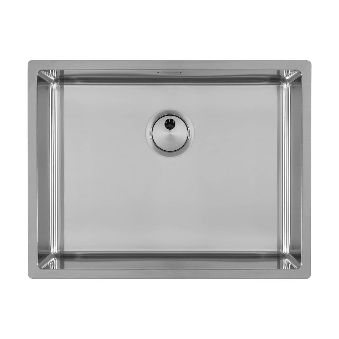 Foster Skin – Νεροχύτης 1 Γούρνας – Υποκαθήμενος 570×440 mm – Stainless steel (Foster brushed) (4453 840)