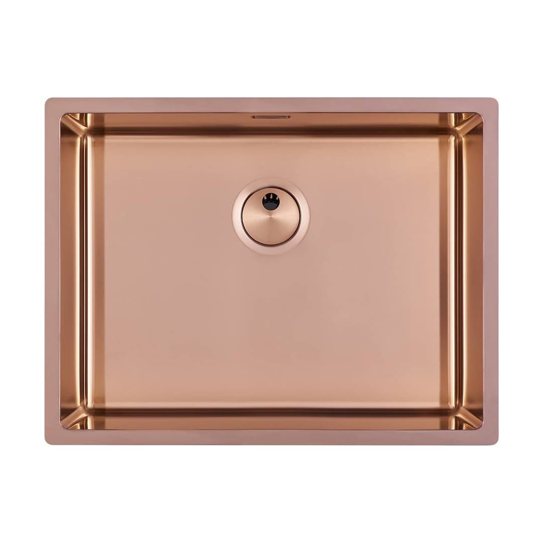 Foster Skin – Νεροχύτης 1 Γούρνας – Υποκαθήμενος 570×440 mm – Copper (Foster brushed) (4453 848)