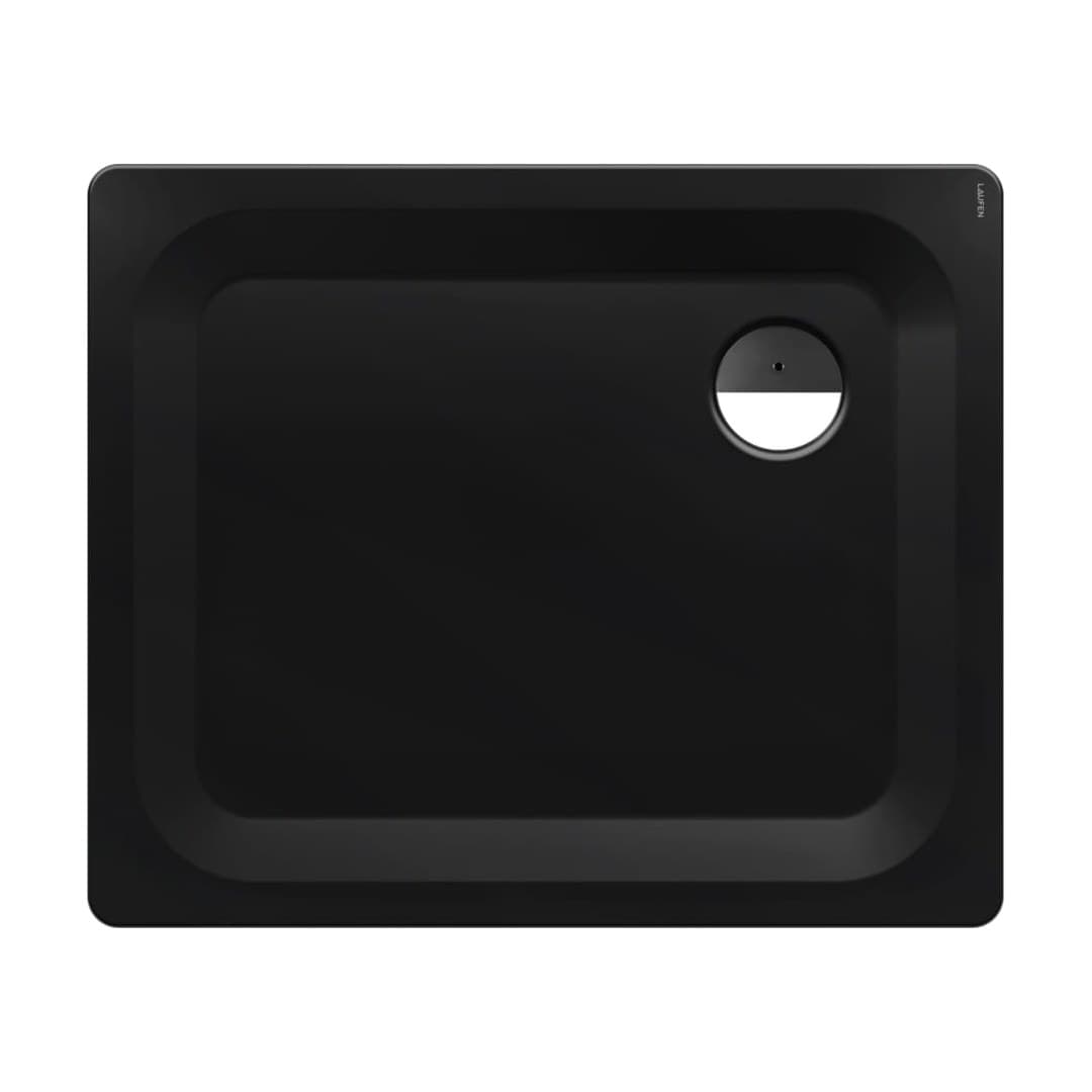 Laufen PLATINA – Ντουζιέρα – 900×750 mm, ύψος 30 mm, ορθογώνια, πολύ χαμηλή – Black Matt (H2150037160401)