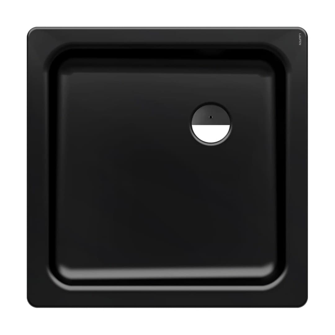 Laufen PLATINA – Ντουζιέρα – 800×800 mm, ύψος 65 mm, τετράγωνη, χαμηλή – Black Matt (H2150117160401)