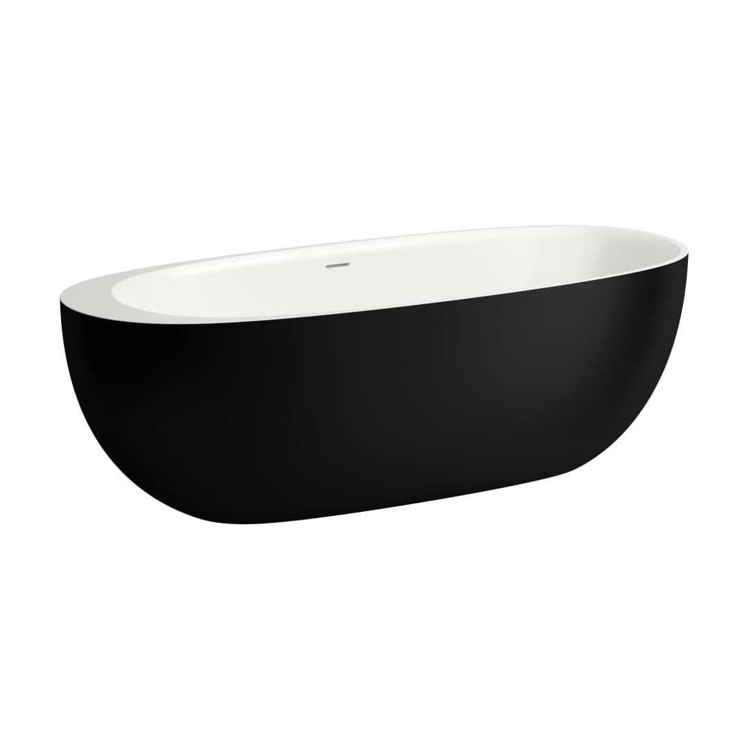 Laufen ILBAGNOALESSI – Μπανιέρα – Outside black matt/inside white matt (H2209720650001)