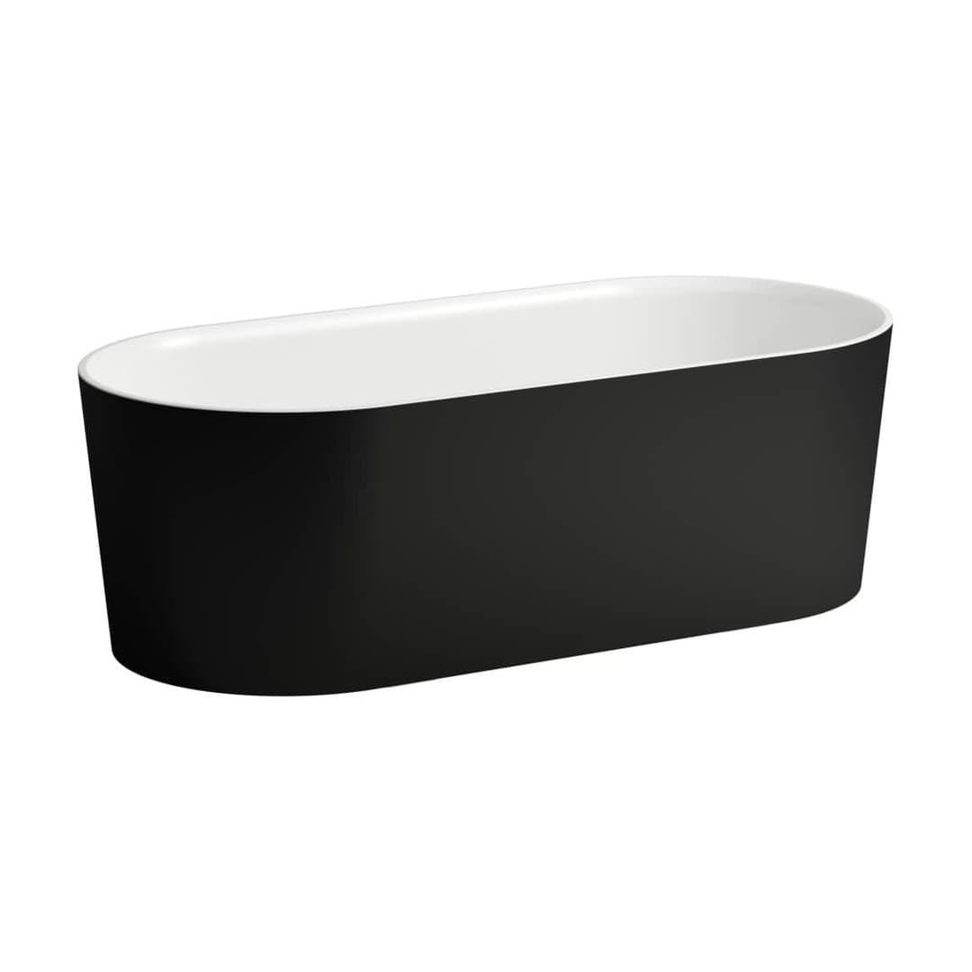 Laufen VAL – Μπανιέρα – 1600×750 mm – Outside black matt/inside white matt (H2302820650001)