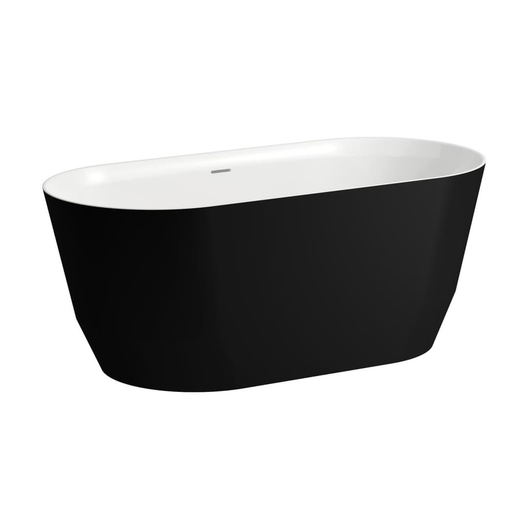 Laufen PRO – Μπανιέρα – 1500×700 mm, ελεύθερη – Outside black matt/inside white glossy (H2439520680001)