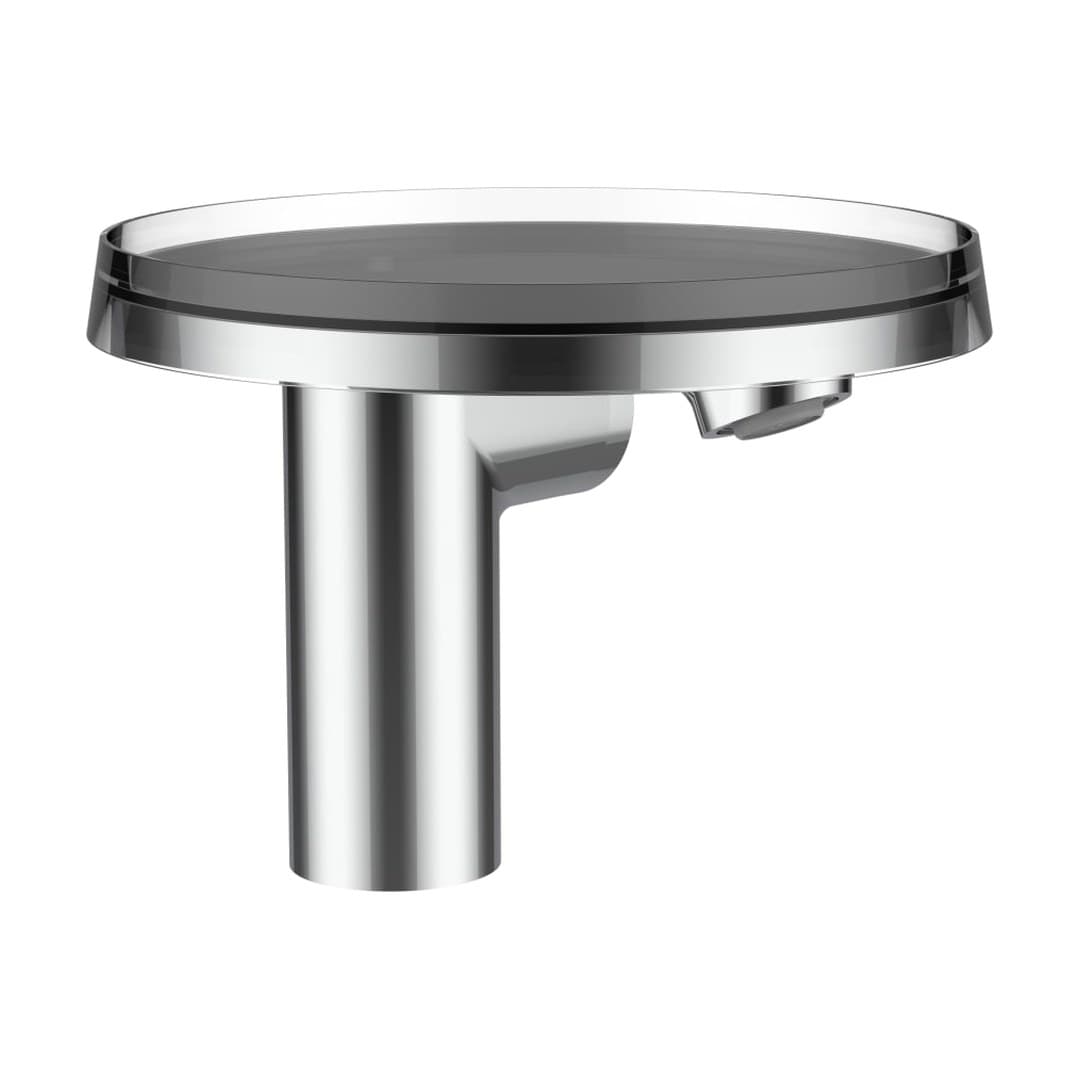 Laufen Kartell LAUFEN – Μπαταρία Νιπτήρα – προεξοχή 110 mm, χωρίς βαλβίδα, με μπολ disc – Chrome (H3113310041101)