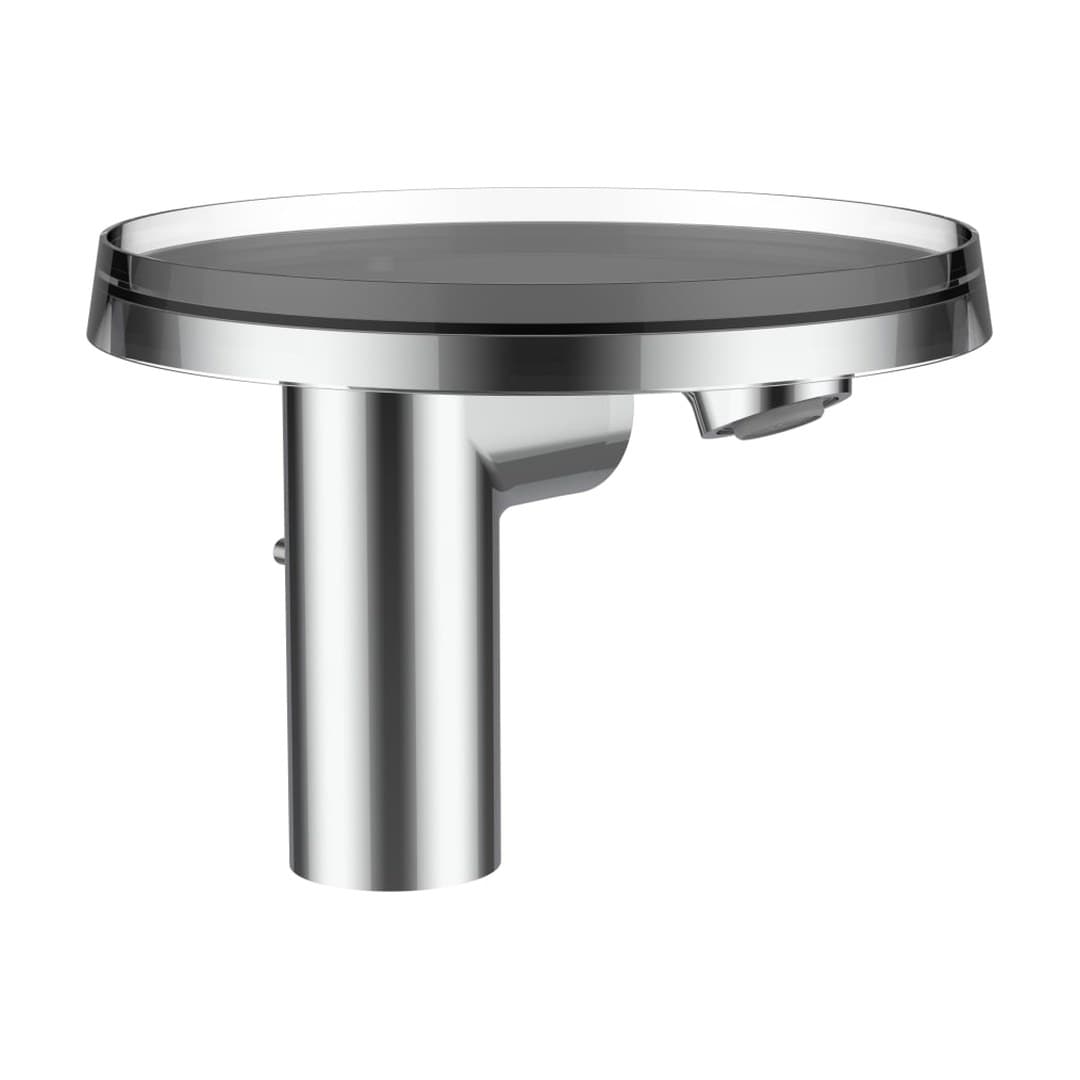 Laufen Kartell LAUFEN – Μπαταρία Νιπτήρα – προεξοχή 110 mm, με βαλβίδα, με μπολ disc – Chrome (H3113310041111)