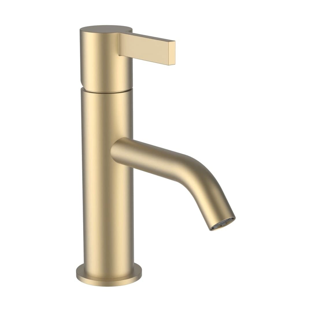Laufen Kartell LAUFEN – Μπαταρία Νιπτήρα – προεξοχή 115 mm, χωρίς βαλβίδα – PVD pale gold matt (H3113310831001)