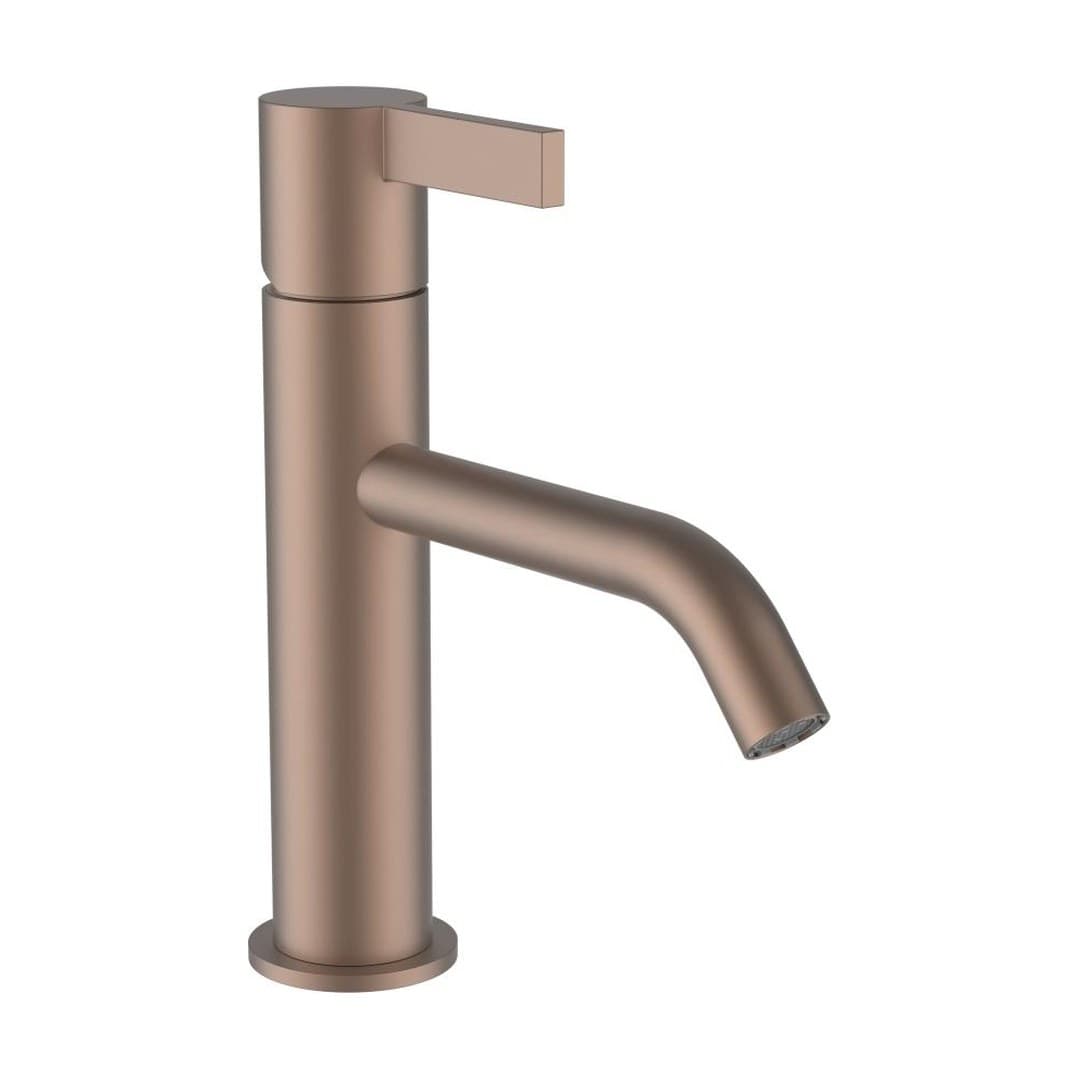 Laufen Kartell LAUFEN – Μπαταρία Νιπτήρα – προεξοχή 135 mm, χωρίς βαλβίδα – PVD rosegold brushed (H3113311681201)