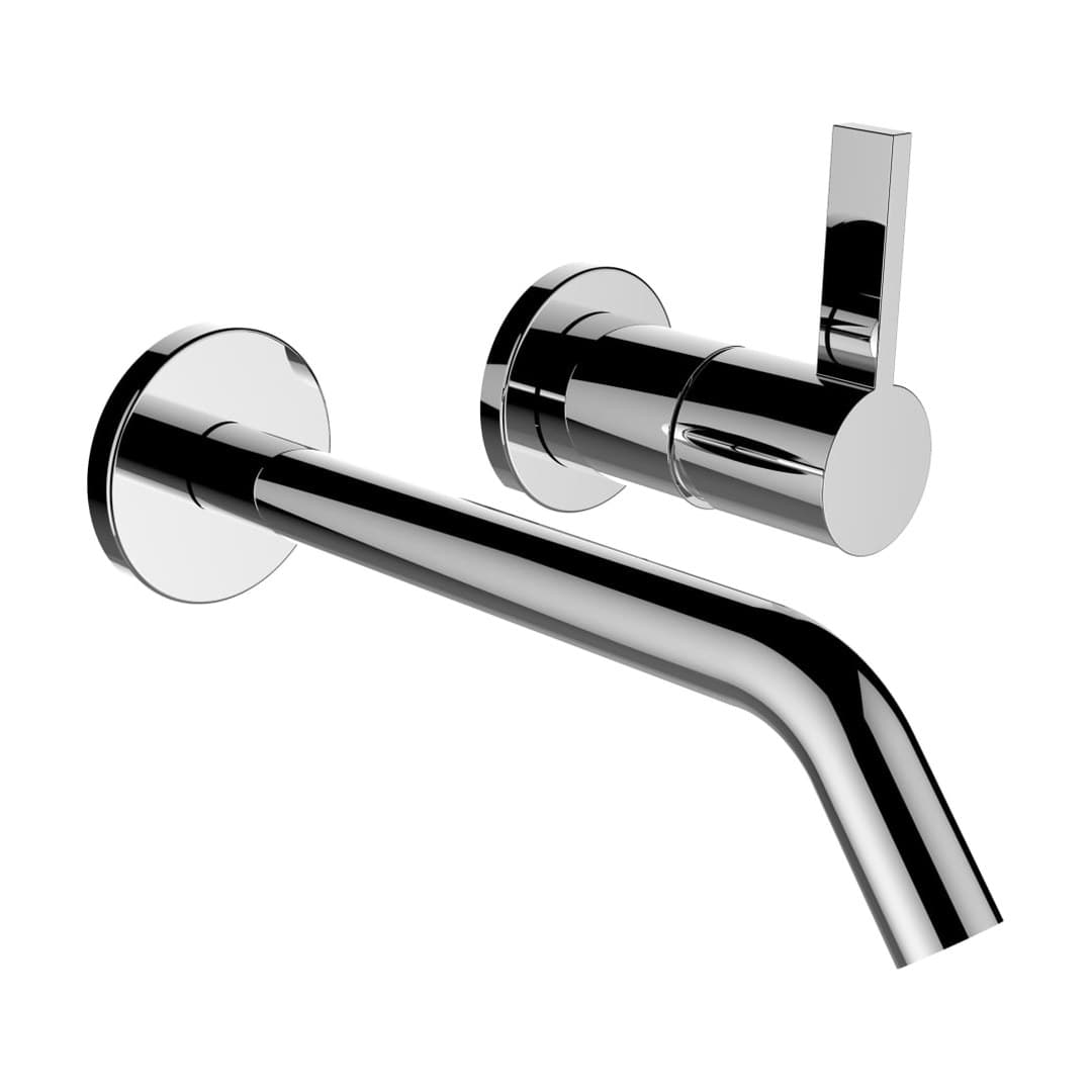 Laufen Kartell LAUFEN – Μπαταρία Νιπτήρα Τοίχου – προεξοχή 175 mm, για Simibox 2-Point – Chrome (H3113360041201)