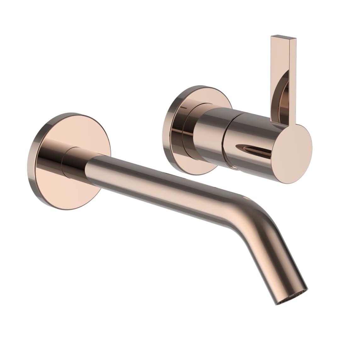 Laufen Kartell LAUFEN – Μπαταρία Νιπτήρα Τοίχου – προεξοχή 175 mm, για Simibox 2-Point – PVD rosegold (H3113360821201)