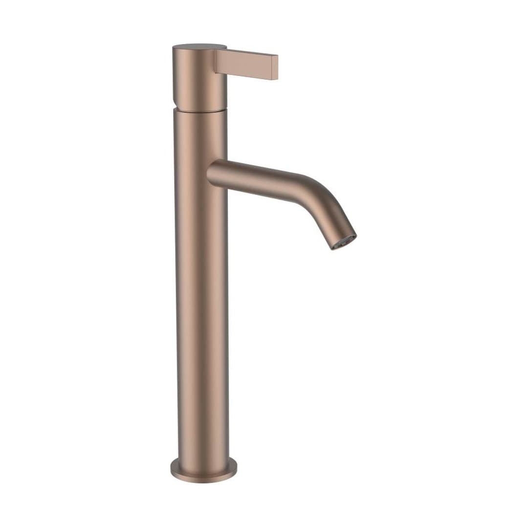 Laufen Kartell LAUFEN – Μπαταρία Νιπτήρα Ψηλή – προεξοχή 125 mm – PVD rosegold brushed (H3113381681201)