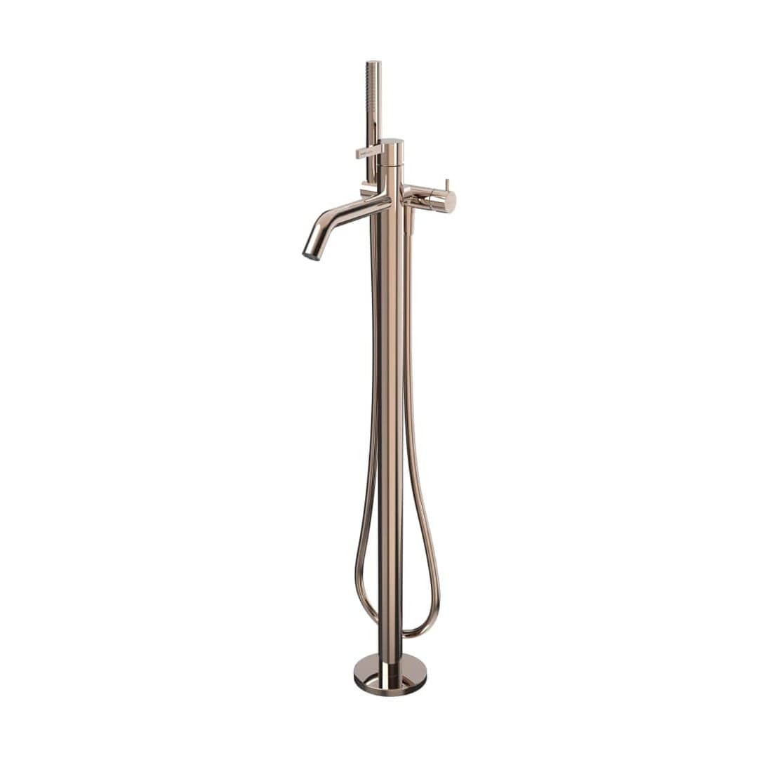 Laufen Kartell LAUFEN – Μπαταρία Λουτρού Δαπέδου – προεξοχή 203 mm, σωλήνας 1250 mm, για σώμα εντοιχισμού – PVD rosegold (H3213380821211)