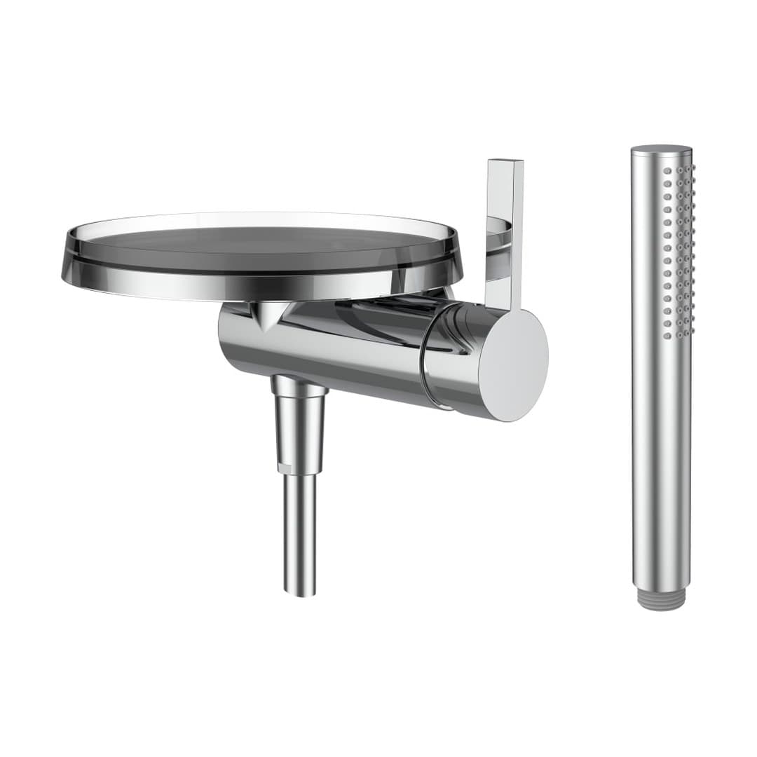 Laufen Kartell LAUFEN – Σετ Ντους – για Simibox 1-Point, με μπολ disc, για ντους – Chrome (H3313390041411)