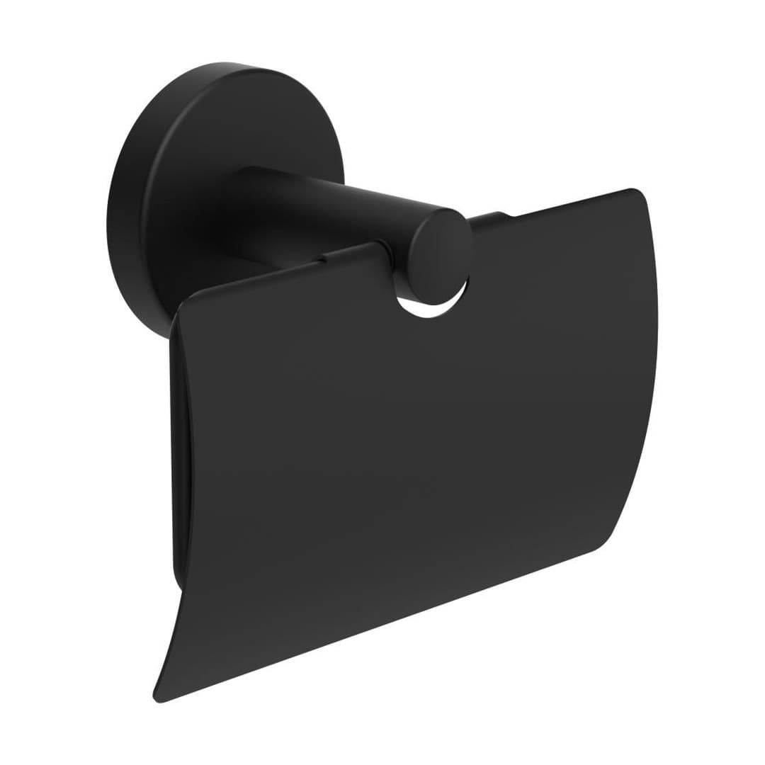 Laufen NIARA – Θήκη Χαρτιού – 132×65 mm, με καπάκι – PVD Titanium black matt (H3840621630041)
