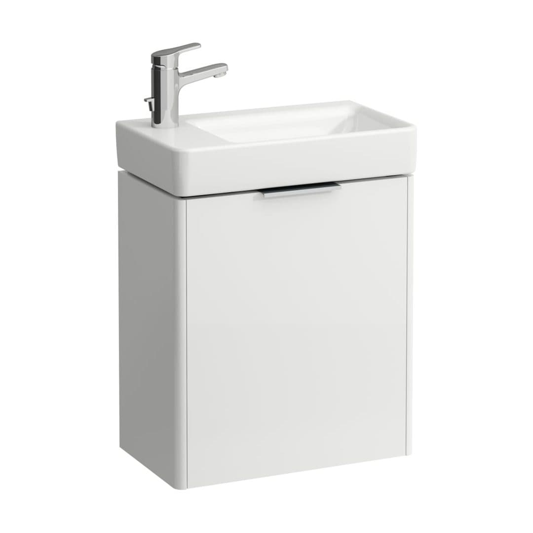 Laufen BASE – Έπιπλο Νιπτήρα – 460 mm, 1 πόρτα αριστερή – White glossy (H4021011102611)
