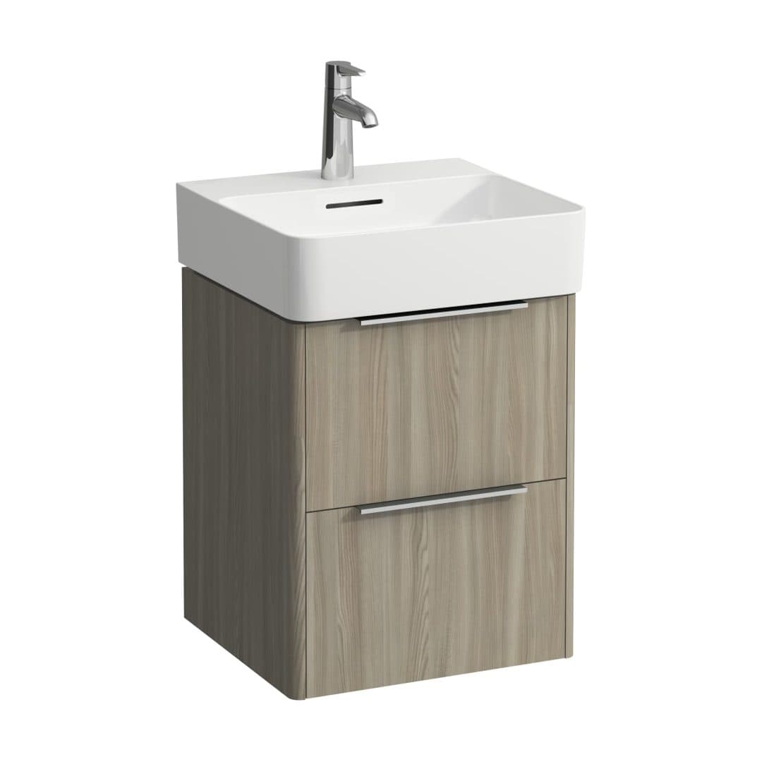 Laufen BASE – Έπιπλο Νιπτήρα – 435 mm, 2 συρτάρια – Light elm (H4021321102621)
