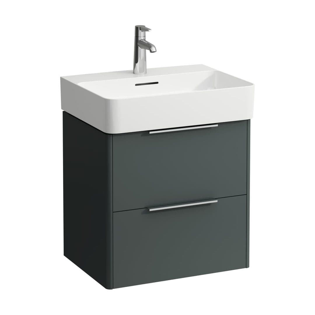 Laufen BASE – Έπιπλο Νιπτήρα – 535 mm, 2 συρτάρια – Traffic Grey (H4021921102661)