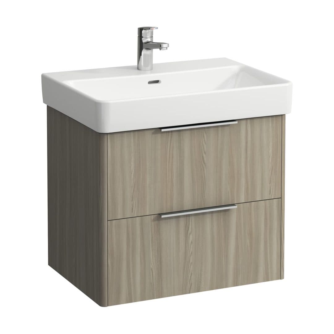 Laufen BASE – Έπιπλο Νιπτήρα – 615 mm, 2 συρτάρια – Light elm (H4022921102621)