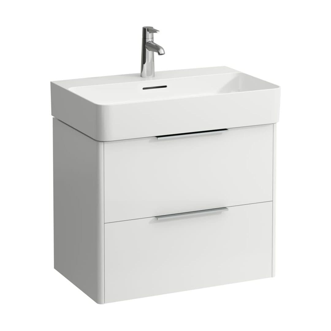 Laufen BASE – Έπιπλο Νιπτήρα – 635 mm, 2 συρτάρια – White glossy (H4023121102611)