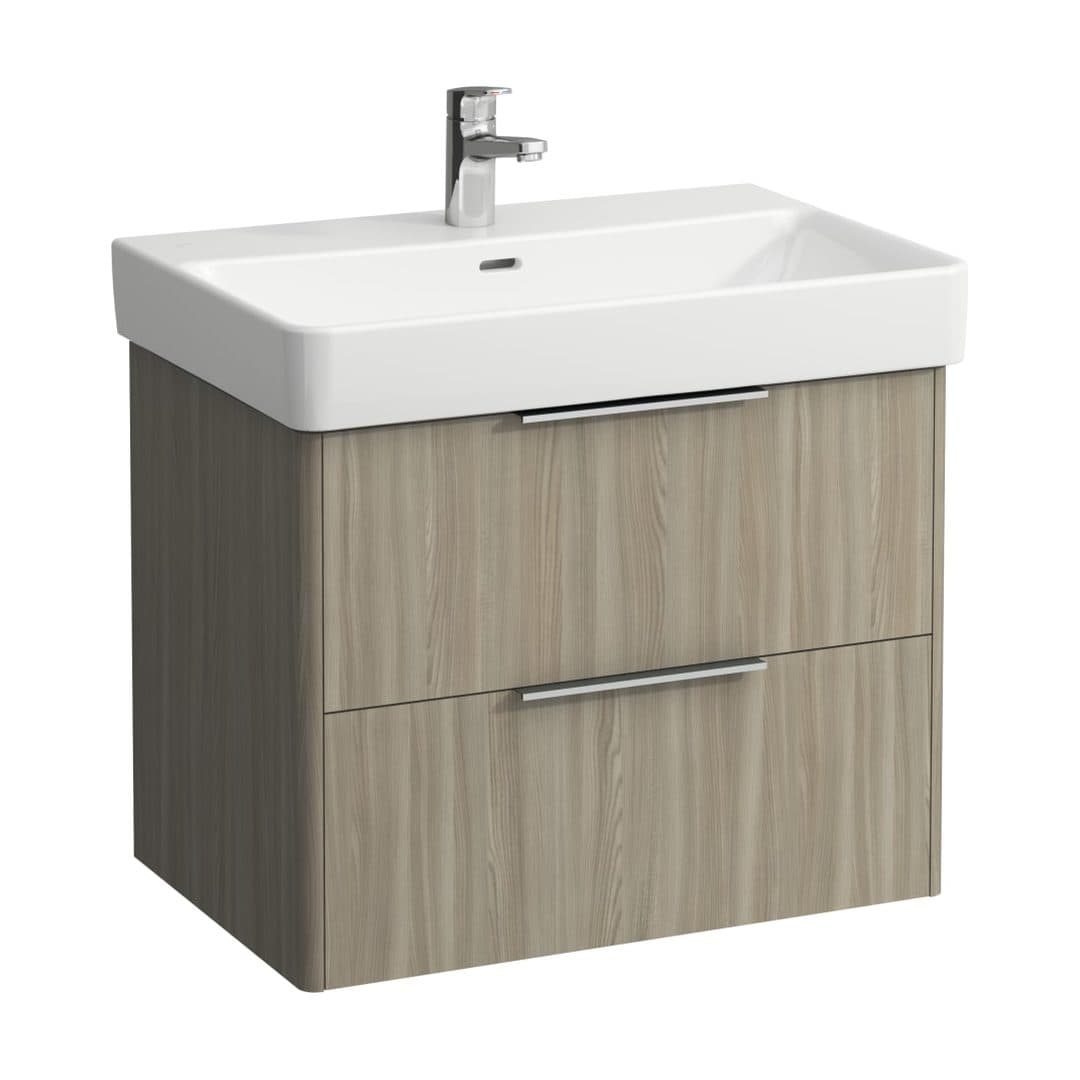 Laufen BASE – Έπιπλο Νιπτήρα – 665 mm, 2 συρτάρια – Light elm (H4023321102621)