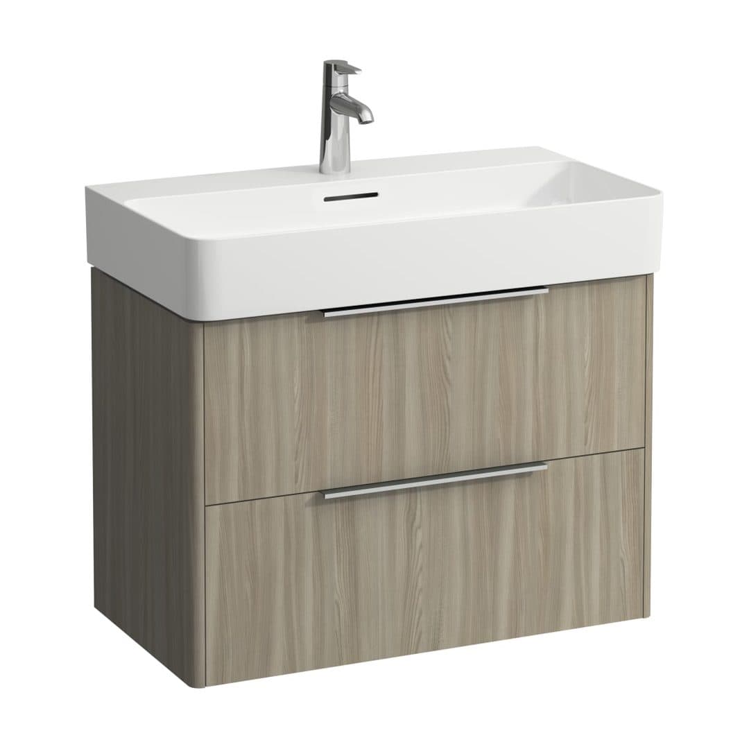 Laufen BASE – Έπιπλο Νιπτήρα – 735 mm, 2 συρτάρια – Light elm (H4023521102621)