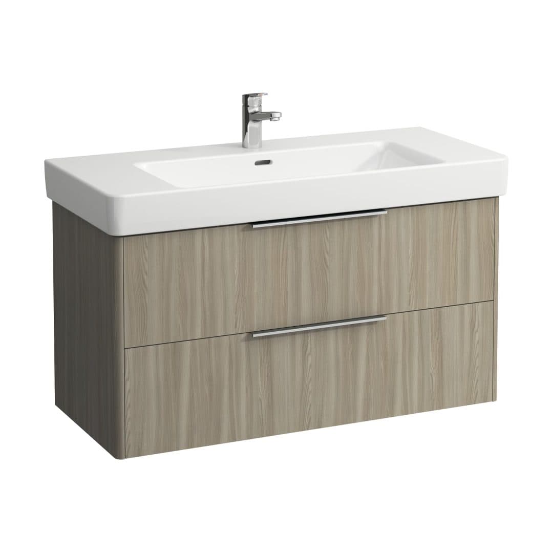 Laufen BASE – Έπιπλο Νιπτήρα – 1010 mm, 2 συρτάρια – Light elm (H4024521102621)
