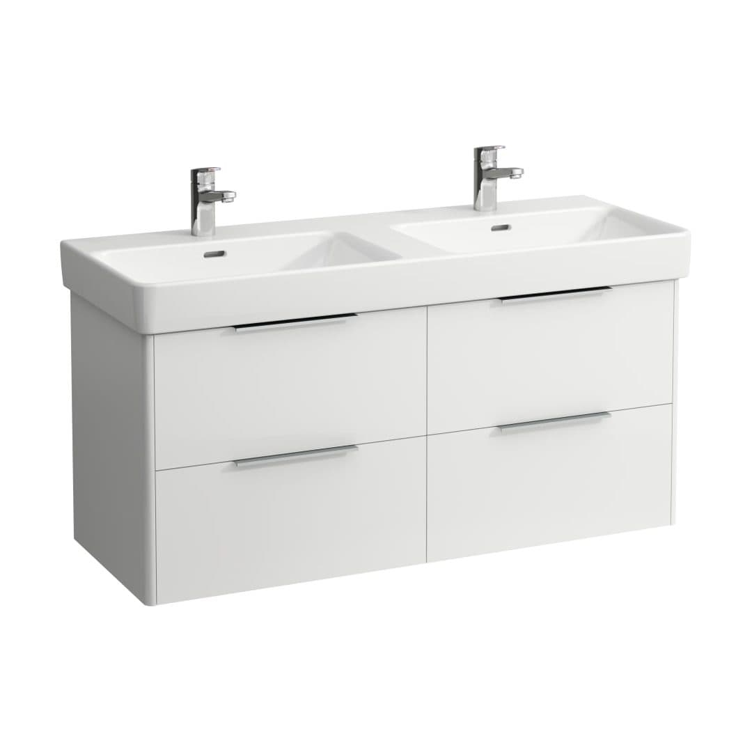Laufen BASE – Έπιπλο Νιπτήρα – 1160 mm, 4 συρτάρια – White glossy (H4024941102611)
