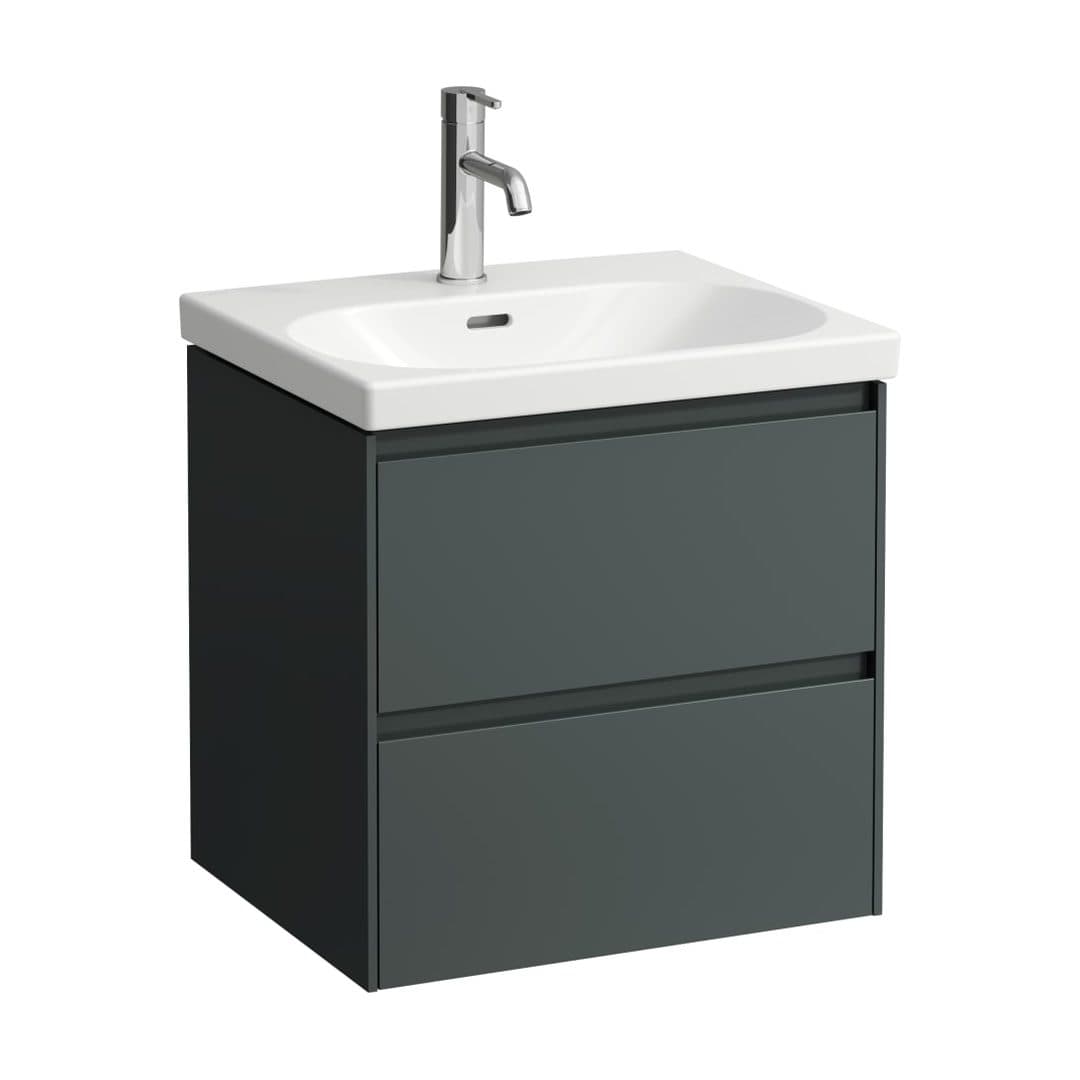 Laufen LANI – Έπιπλο Νιπτήρα – 535 mm, 2 συρτάρια – Traffic Grey (H4035221122661)