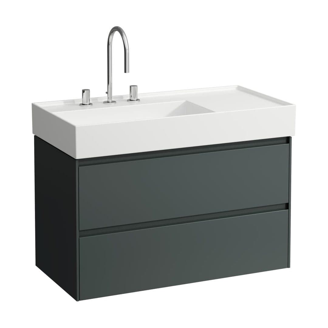 Laufen LANI – Έπιπλο Νιπτήρα – 880 mm, 2 συρτάρια, για νιπτήρα H810338 – Traffic Grey (H4039521122661)
