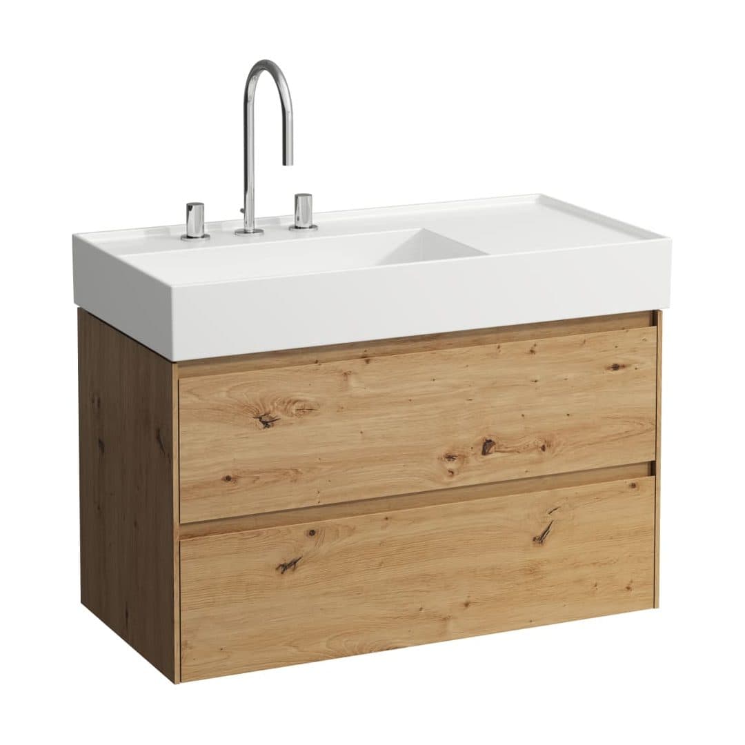 Laufen LANI – Έπιπλο Νιπτήρα – 880 mm, 2 συρτάρια, για νιπτήρα H810338 – Wild oak (H4039521122671)
