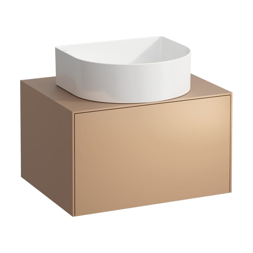 Laufen SONAR – Έπιπλο Νιπτήρα – 575 mm, 1 συρτάρι, κεντρικό άνοιγμα, για νιπτήρα H812340 – Copper (lacquered) (H4054010340411)