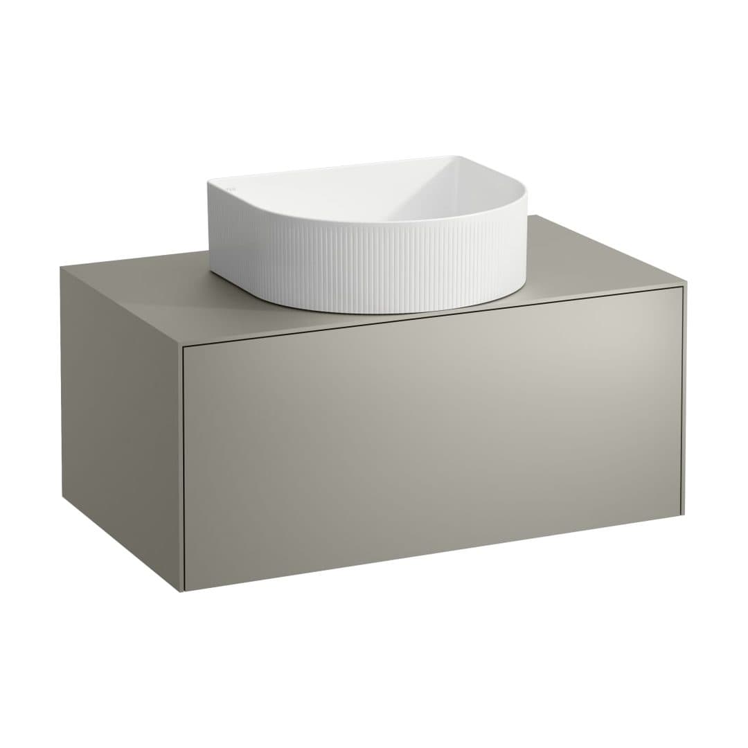 Laufen SONAR – Έπιπλο Νιπτήρα – 775 mm, 1 συρτάρι, κεντρικό άνοιγμα, για νιπτήρα H812340 – Titanium (lacquered) (H4054110340421)