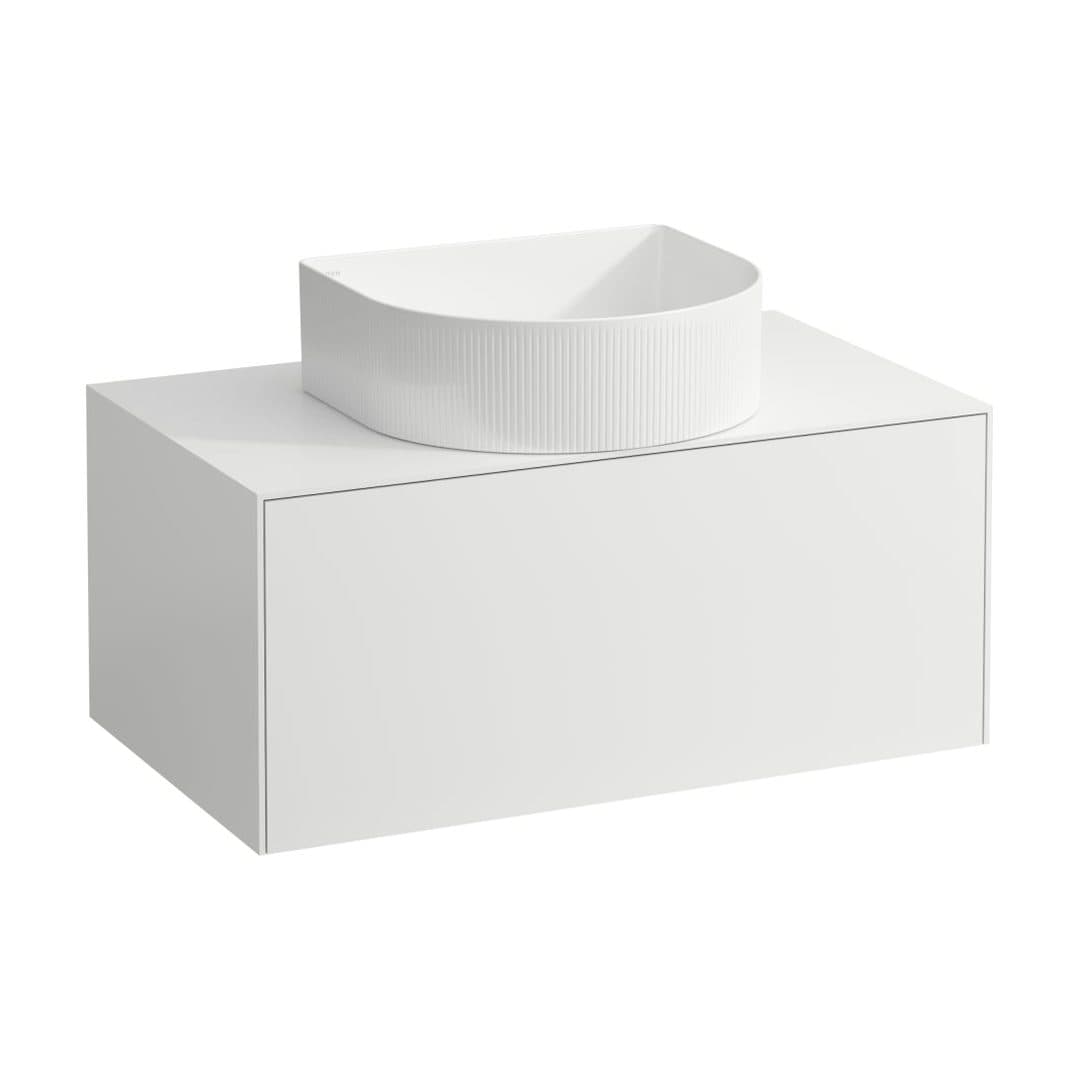 Laufen SONAR – Έπιπλο Νιπτήρα – 775 mm, 1 συρτάρι, κεντρικό άνοιγμα, για νιπτήρα H812340 – White Matt (H4054110341701)