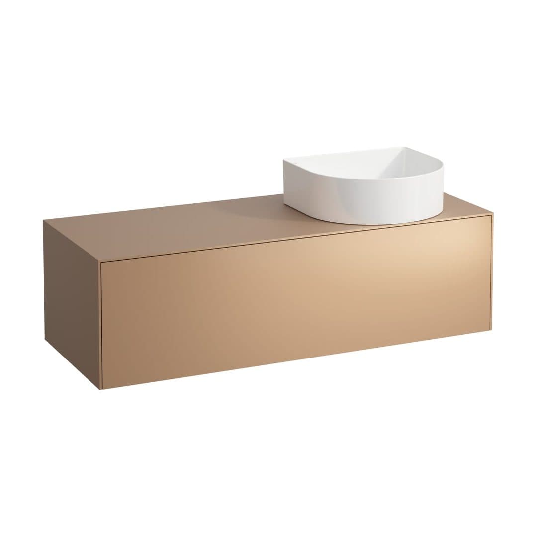 Laufen SONAR – Έπιπλο Νιπτήρα – 1175 mm, 1 συρτάρι, άνοιγμα δεξιά, για νιπτήρα H812340 – Copper (lacquered) (H4054230340411)