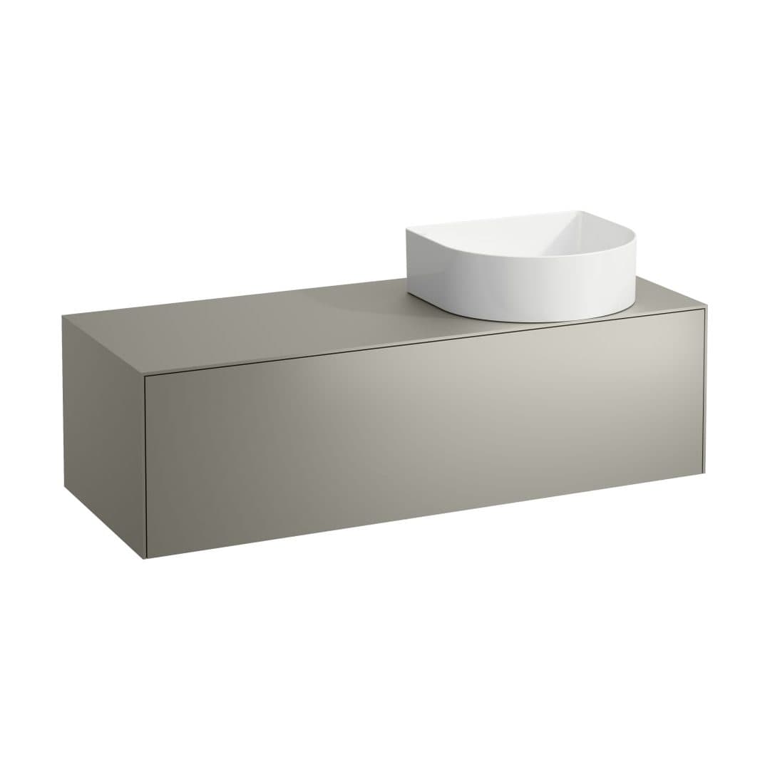 Laufen SONAR – Έπιπλο Νιπτήρα – 1175 mm, 1 συρτάρι, άνοιγμα δεξιά, για νιπτήρα H812340 – Titanium (lacquered) (H4054230340421)