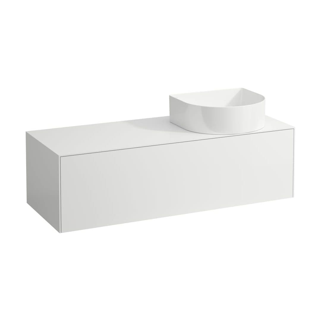 Laufen SONAR – Έπιπλο Νιπτήρα – 1175 mm, 1 συρτάρι, άνοιγμα δεξιά, για νιπτήρα H812340 – White Matt (H4054230341701)